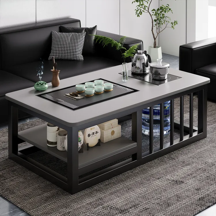 方形茶几客厅家用现公室茶台小户型简易泡茶套装一体功夫茶桌