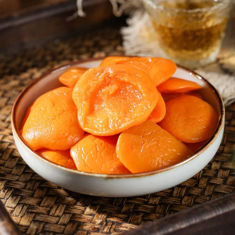 新鲜厚切杏块饱满多汁口感爽脆甄选金太阳杏独立包装不加添加剂