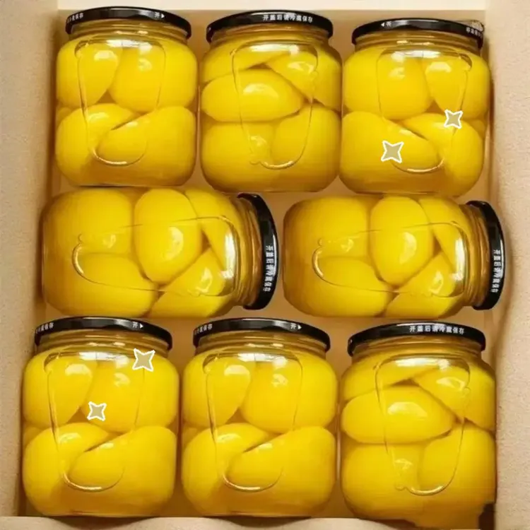 【半价抢一箱四瓶】新货黄桃罐头510g*1大瓶水果罐头老年零食整箱