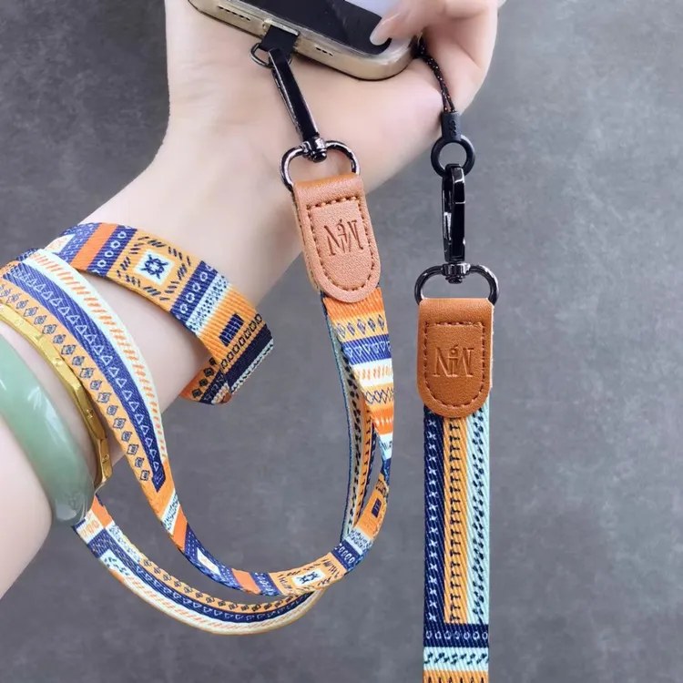 手机挂绳斜挎挂脖两用可调节结实宽布带子手机壳通用背带女款长款