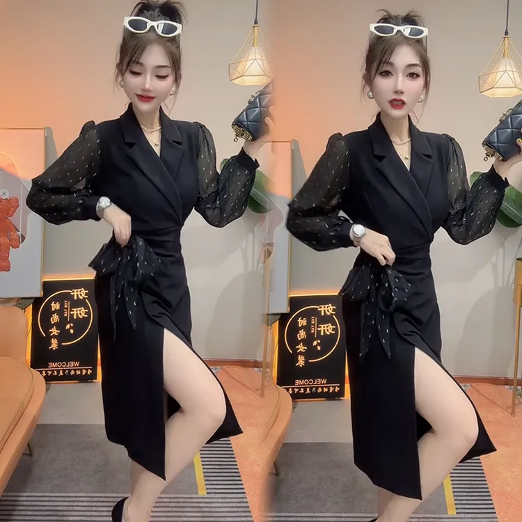 2025秋季新款时尚显瘦气质网红高档洋气女高级百搭宽松大码连衣裙