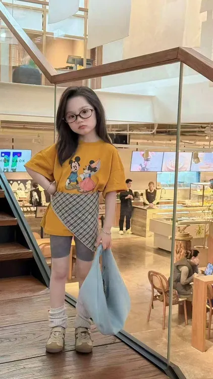 2025 档口正版夏季新款卡通米奇短袖 女童夏款卡通短袖 韩版精品