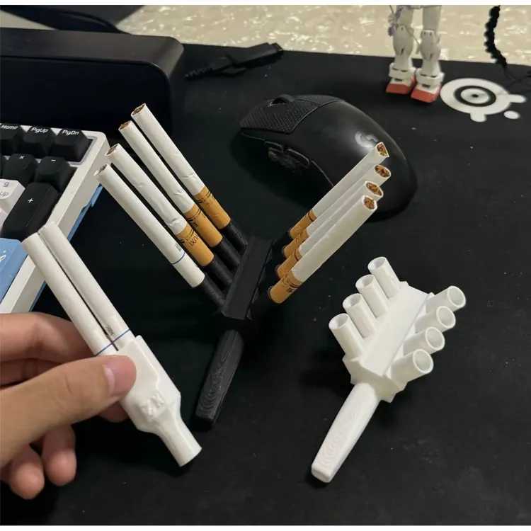 【吗喽】V8抽烟器3d打印只抽v8发动机烟嘴辅助器搞怪整蛊有趣玩具