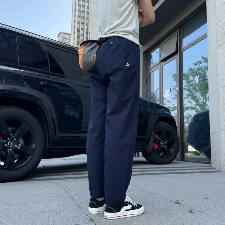  2025新款美式户外工装机能软壳冲锋裤时尚宽松百搭高街休闲男裤