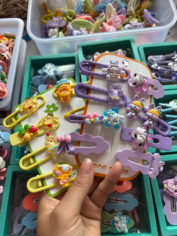 可爱卡通库洛米网红ins发夹夹子发卡小女孩刘海侧边碎发整理头饰