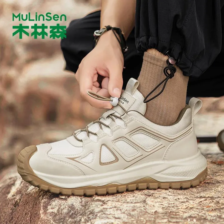 木林森男鞋休闲鞋运动旅游男士轻便一脚蹬薄款正品2025休闲