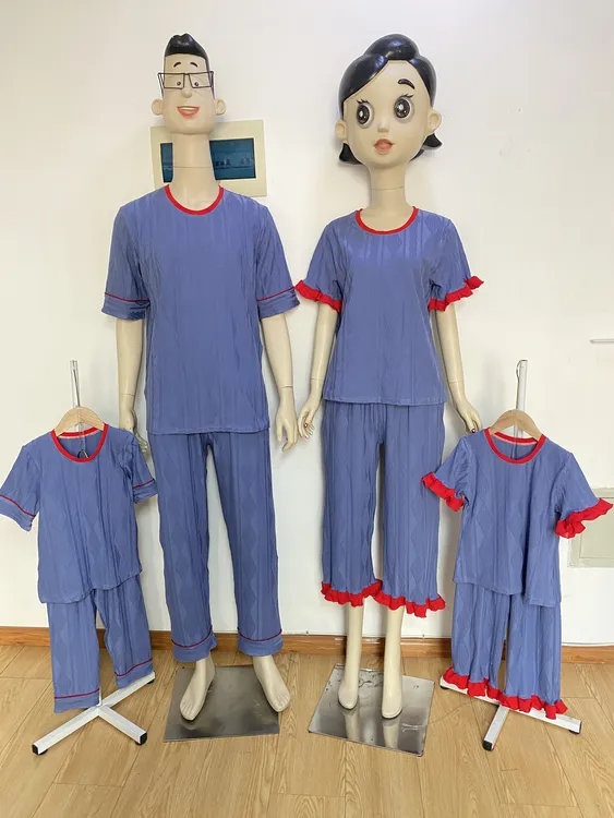 居家抗静电休闲男女家居服套装