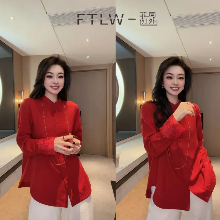 板熙FTLW-【云舒】高级感气质时尚优雅女装上衣-4006