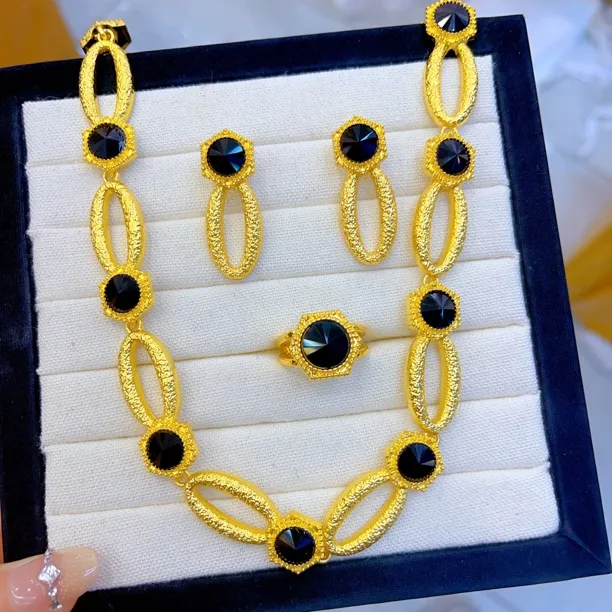 铜合金耳饰 2136铜合金 新款首饰耳环爆款白搭时尚金色铜合金首饰