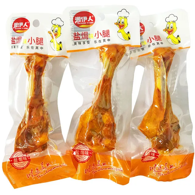 湘伊人盐焗味小腿40克非鸡腿鸭腿开袋即食乡巴充饥佬夜宵翅根零食
