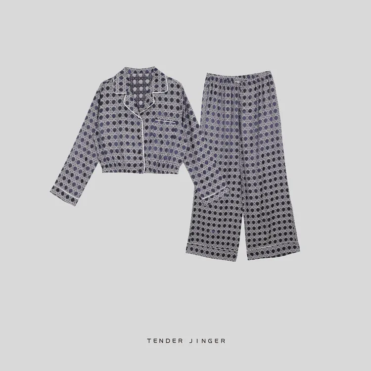 Tender Jinger|外*北欧兰精天丝长袖长裤外出服T2507MGG23561