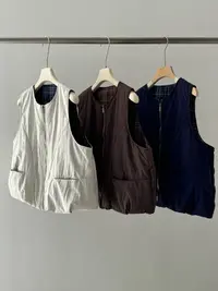 FUJIA STYLE新款气质休闲百搭时尚简约舒适棉马甲MJ88621