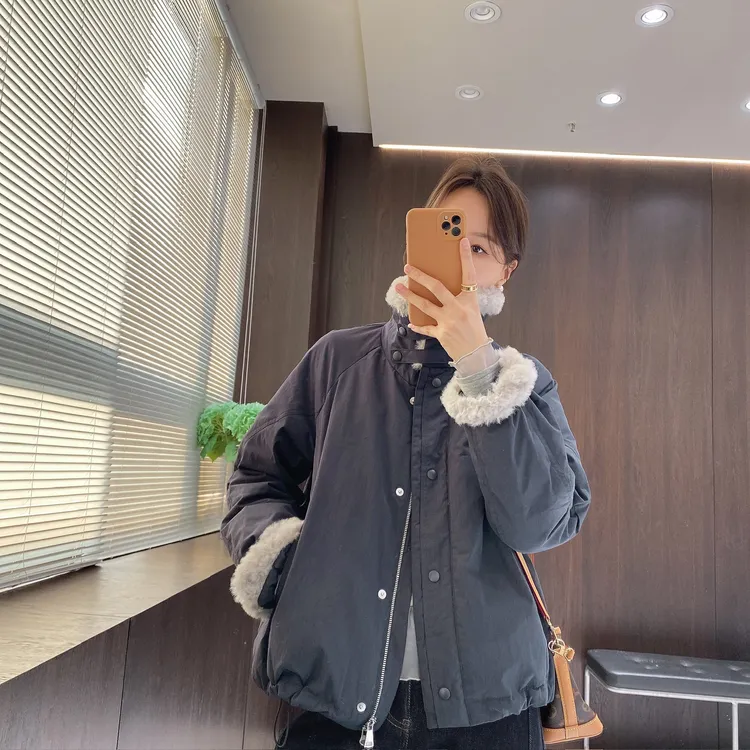 IMFLY金小金自制女装 90鸭绒羽绒服DYW10185冬季时尚保暖毛领外套