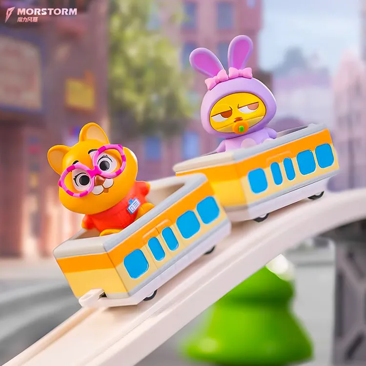 正版疯狂动物城2火车排排乐系列电影周边手办公仔可爱摆件女