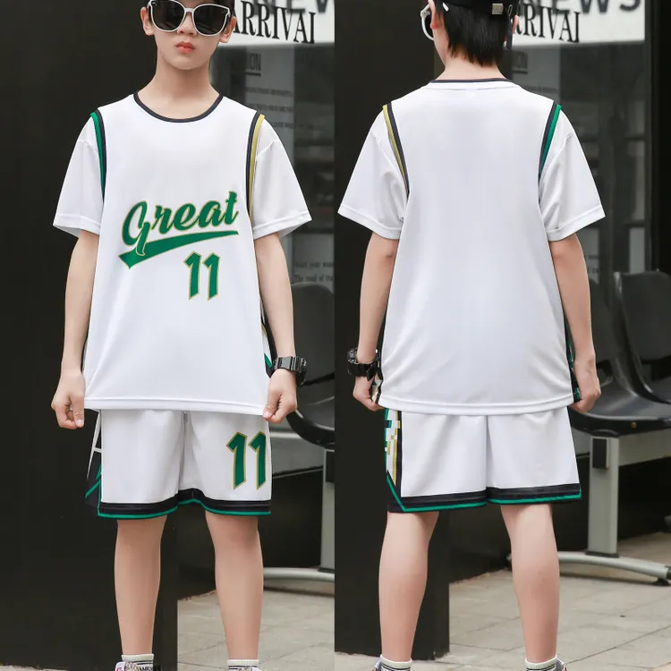 安 2025【Y】4月28日 儿童时尚潮酷夏季印花球服套装230-