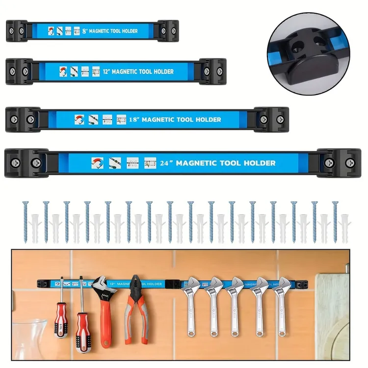 磁力工具架强磁置物架强力磁性吸铁石吸铁条磁铁条挂墙收纳摆放架