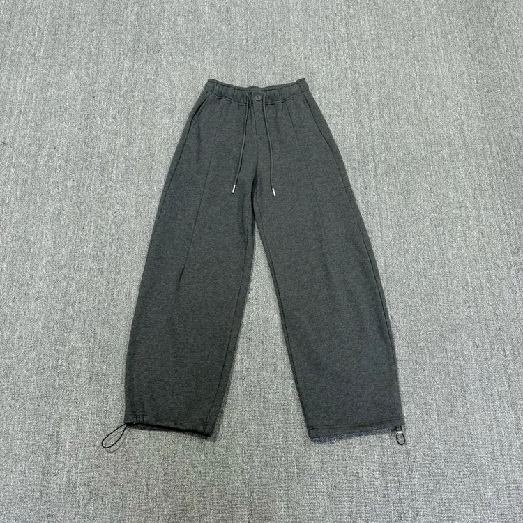 JW/静稳2025时尚新款潮流小众设计师款女装加绒休闲裤5552585