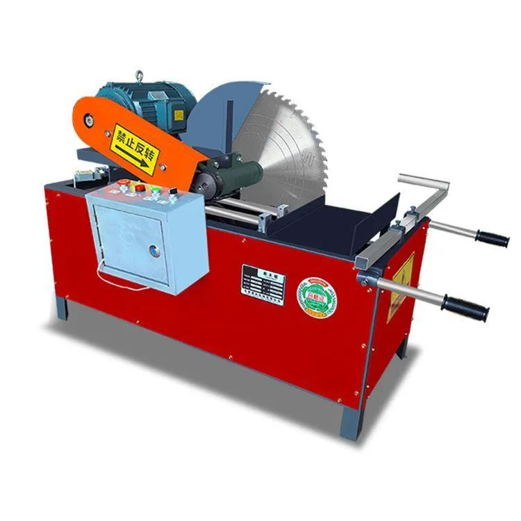 柴油全自动断木锯汽油断木机电动锯柴圆木方木纸管PVC管台锯