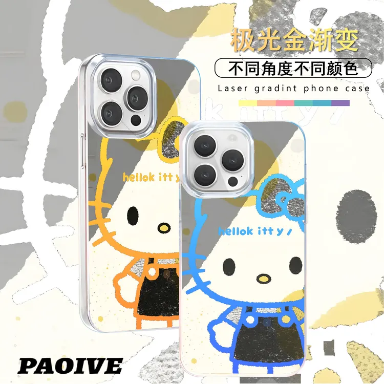 HelloKitty适用苹果华为vivo一加iPhone小米红米一加极光手机壳