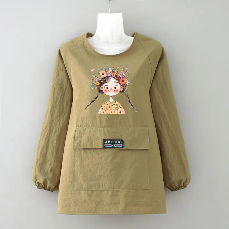 新款防泼水围裙厨房透气时尚围裙家用定制专用做饭防污餐饮工作服