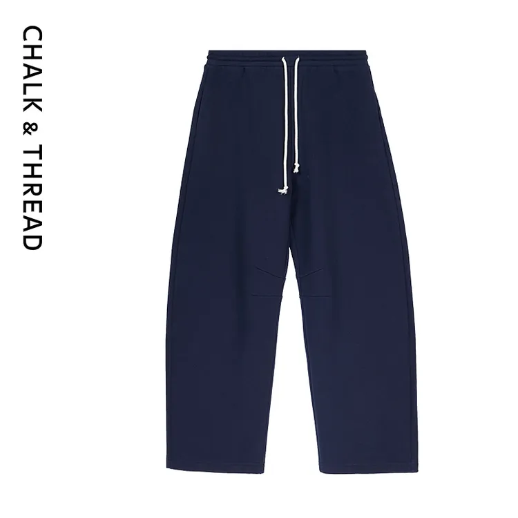 【ohwehi专属】CHALK&THREAD慵懒风弯刀休闲卫裤
