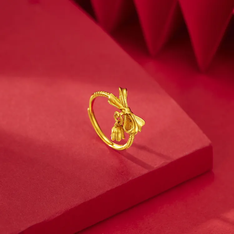 铜合金戒指  KS3019Nurluk 金色戒指民族风轻奢时尚饰品经典