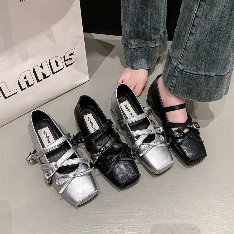 内增高轻奢鞋子玛丽珍女鞋2025今年流行气质高级感百搭休闲单鞋女