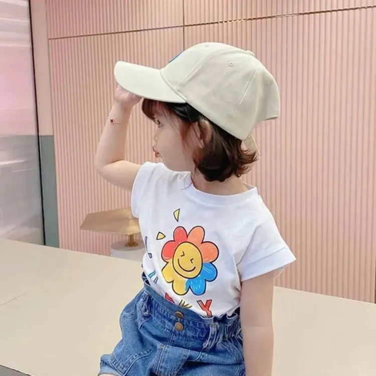 童泰【断码清仓】女童背心纯棉童装卡通印花夏季衣服儿童短袖T恤宝