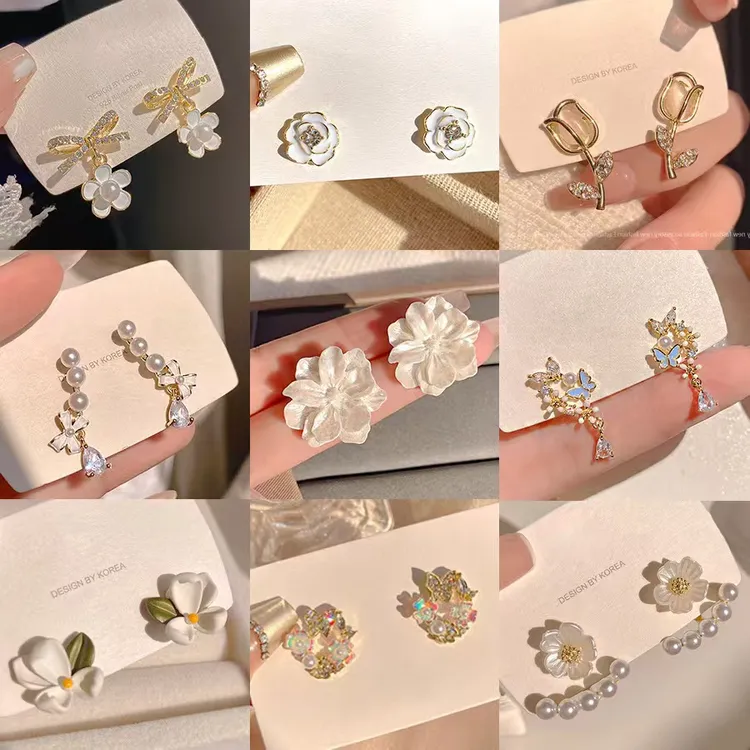 合金琉璃项链 【多混拆】轻奢项链+合金灵动法式耳环+琉璃手链