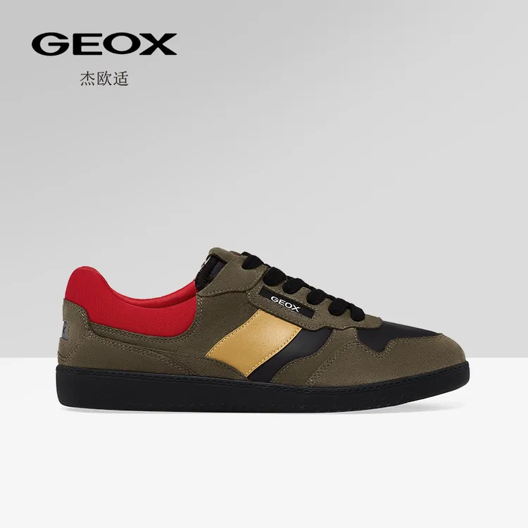 GEOX/杰欧适2025秋冬新款男士运动休闲鞋时尚耐磨通勤百搭跑步鞋