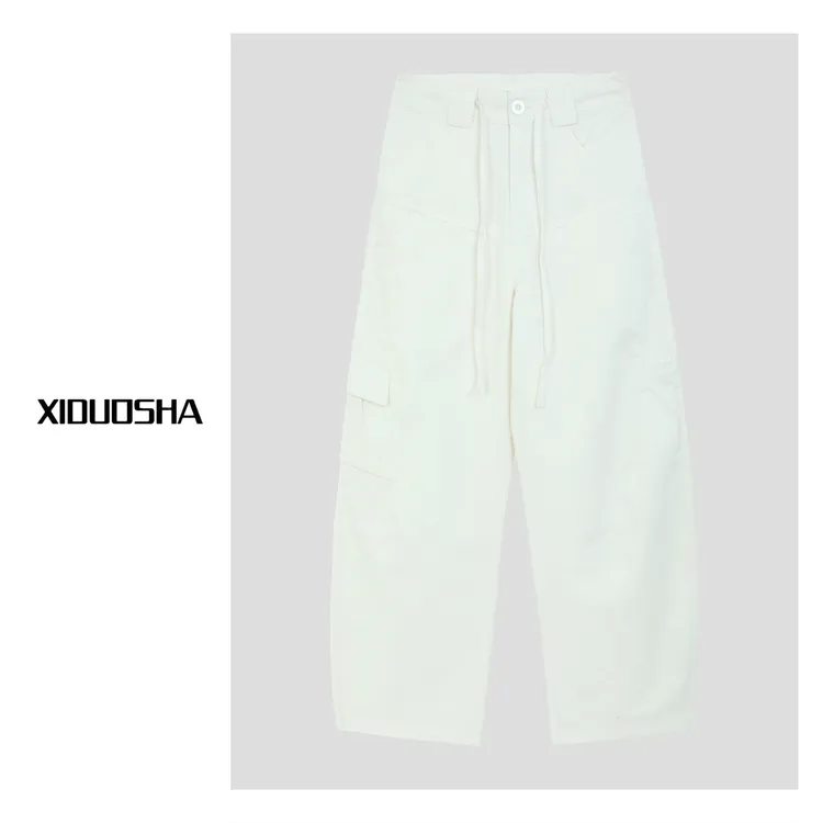 XIDUOSHA/喜朵莎原创设计款欧版大气简约时尚工装裤 XDS1571