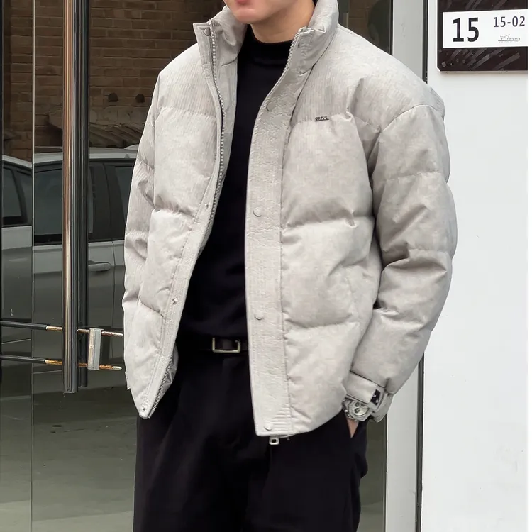 羽绒服男士冬季2025新款潮流加厚保暖休闲立领高级感男装冬装外套