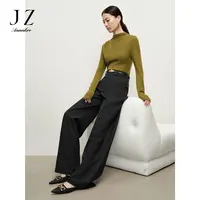 【丽公主专享】玖姿安娜蔻JTEQ11010休闲宽松廓形阔腿裤休闲长裤女2