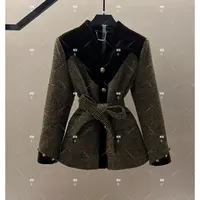 秋冬气质小香风时尚设计师中长款羽绒服 GS-57656