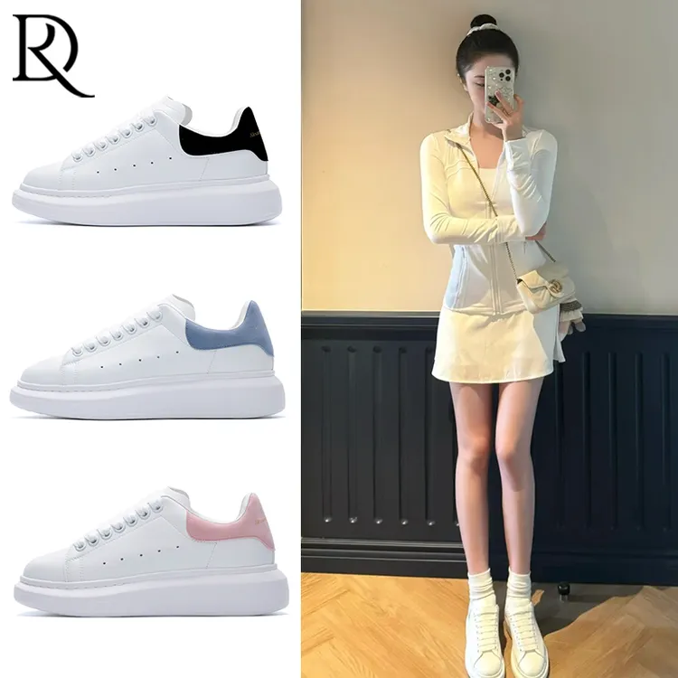 【DR专柜正品】麦昆小白鞋女2025秋厚底增高白色百搭休闲板鞋