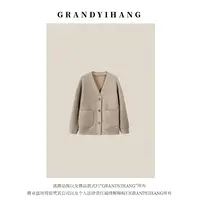【艳姐推荐】秋冬新款休闲简约宽松外套24380