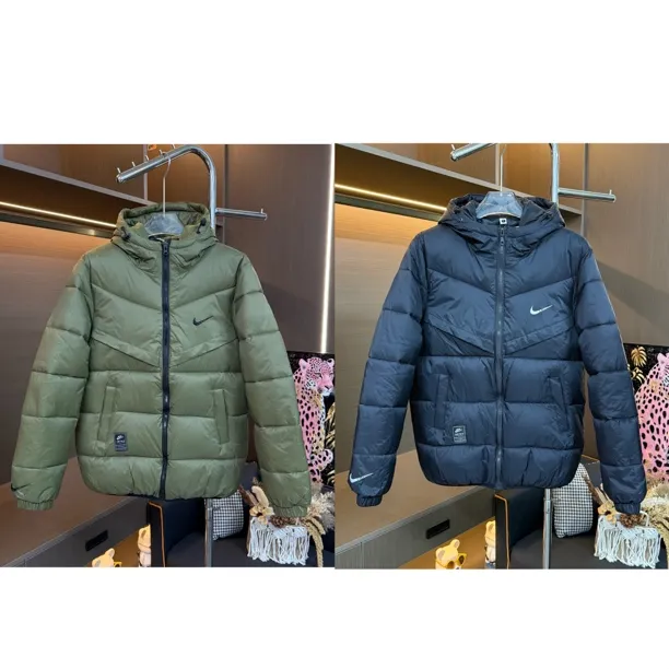 冬季新款连帽刺绣时尚百搭款简约棉服棉衣A9923