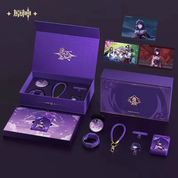 【原神官方正版】影寂天下人雷电将军充能礼盒充电宝含镭射票