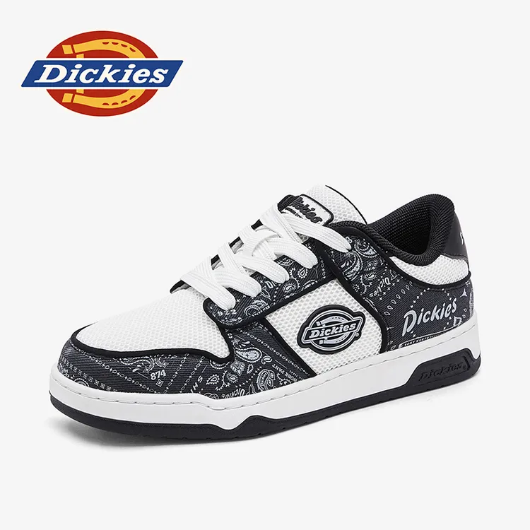 Dickies2025秋季新款腰果花百搭休闲时尚板鞋防滑耐磨潮流男板鞋