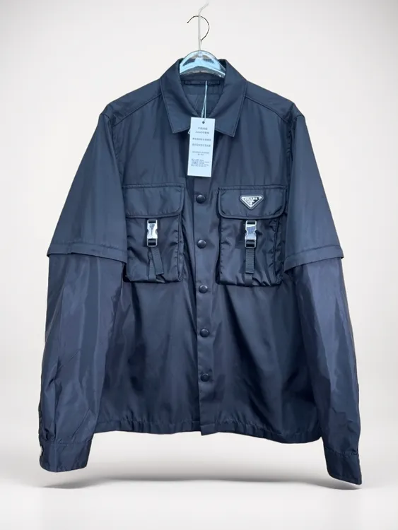 99新 Prada/普拉达 三角标尼龙外套 袖子可拆卸/s/99新/17700/876