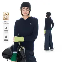 CLOUDSPACE/云上生活【瘦瘦衫】羊毛混纺正肩针织衫2025秋上衣女