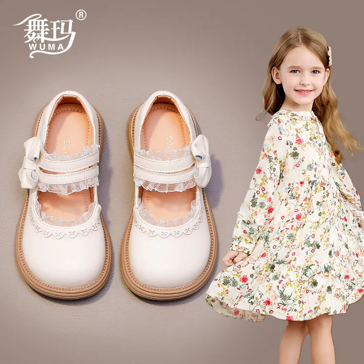 欧若风女童鞋儿童公主小皮鞋2025新款春夏季女宝宝软底单鞋518156