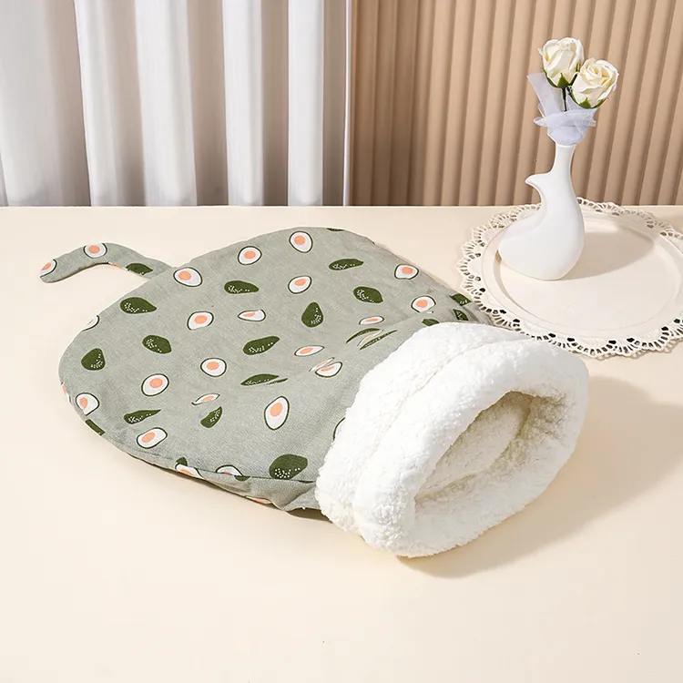 隧道猫窝狗窝冬季保暖封闭式猫床宠物用品小猫窝垫猫垫子猫睡袋否