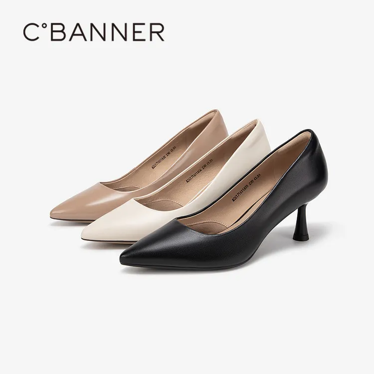 静音系列-千百度25年春季新品时尚优雅春季法式气质单鞋A25171611