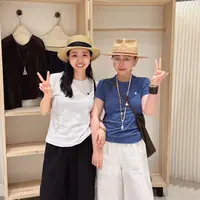 鑫燃KIKI 小众简约设计感小图案T恤 2581157 MHT（F）