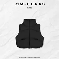 明明GUKKS『百穿不腻』2025新款秋冬舒适软糯90白鸭绒马甲羽绒服