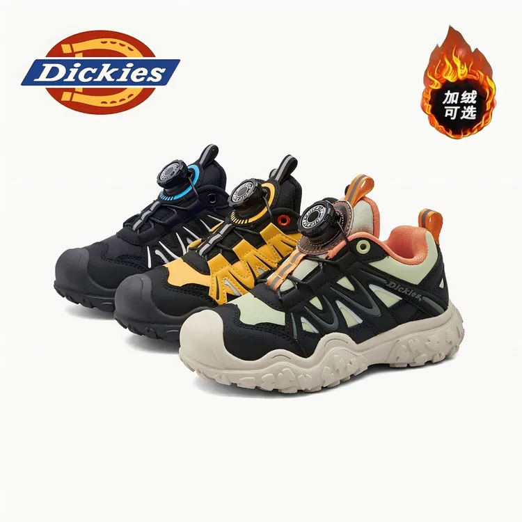 Dickies【加绒可选】厚底机能鞋冬季新款耐磨防滑运动鞋休闲童鞋