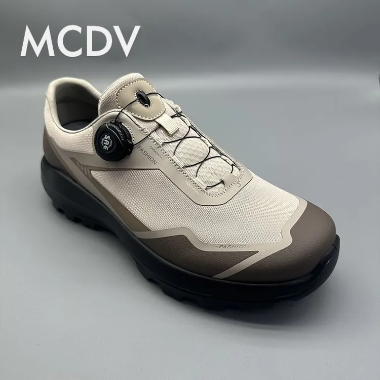 2025夏季新款男士网面厚底增高登山鞋飞织软底防滑耐磨透气潮流