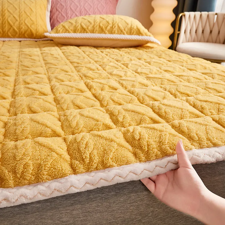 牛奶绒床垫毯子垫褥学生宿舍床法兰珊瑚软垫家用垫被毛毯垫子褥子