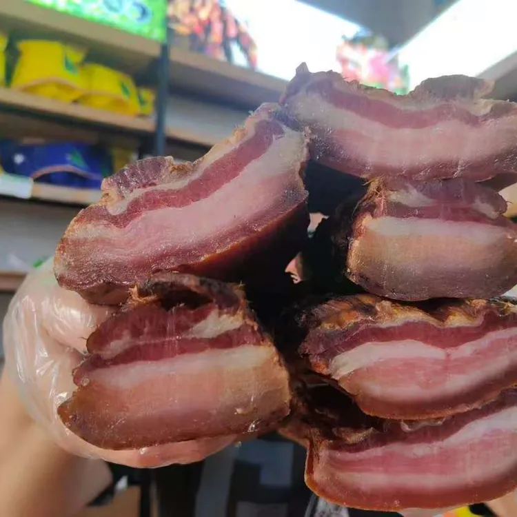 湖南张家界农家正宗土猪烟熏五花肉(烧皮请备注)